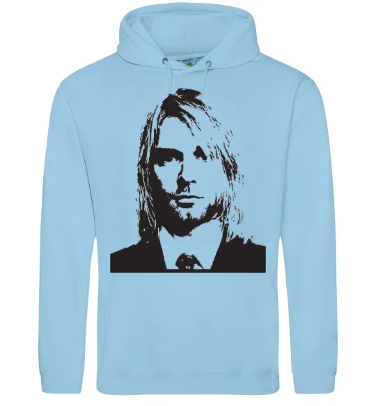 Чоловіча толстовка (худі) KURT COBEIN Блакитний фото