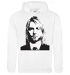 Женская толстовка (худи) KURT COBEIN Белый Женская толстовка (худи) KURT COBEIN Белый фото