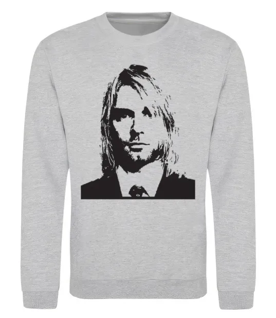 Свитшот KURT COBEIN Серый меланж фото