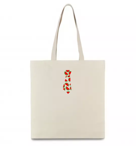 Еко-сумка Кавун Бежевий фото