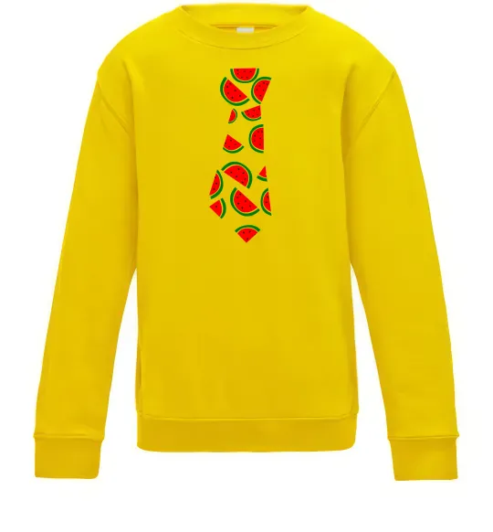 Дитячий світшот Кавун Сонячно жовтий фото