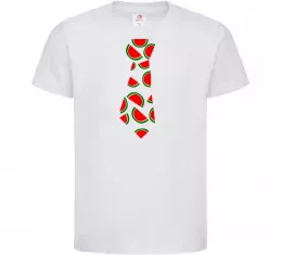 Дитяча футболка Фрак з торсом Білий фото