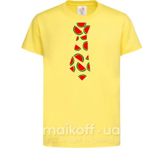 Детская футболка АРБУЗ Лимонный фото