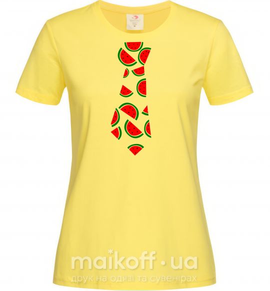 Женская футболка АРБУЗ Лимонный фото