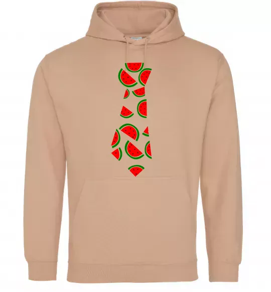 Чоловіча толстовка (худі) Кавун Пісочний фото