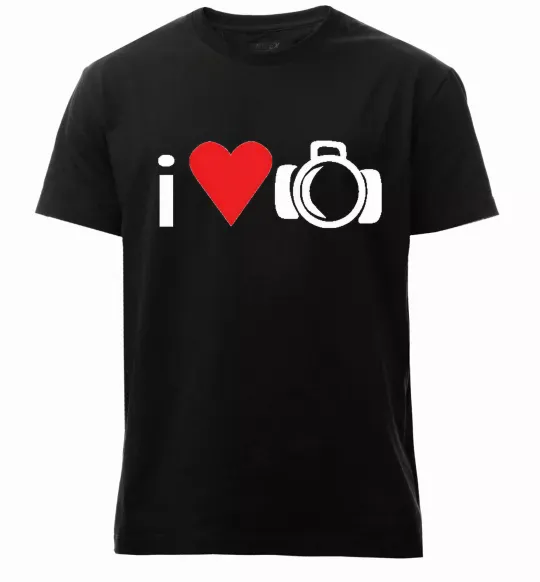 Чоловіча преміум футболка PHOTO Чорний фото