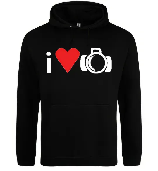 Женская толстовка (худи) PHOTO Черный фото