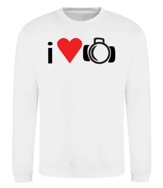 Свитшот PHOTO Белый фото