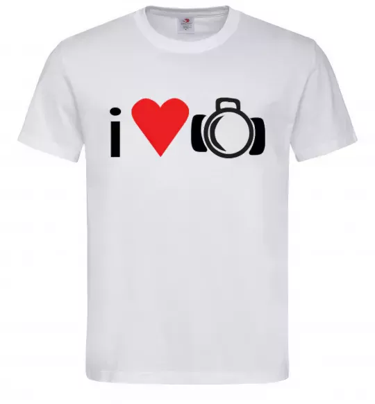 Мужская футболка PHOTO Белый фото