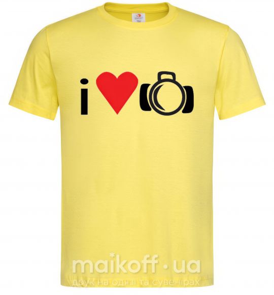 Мужская футболка PHOTO Лимонный фото