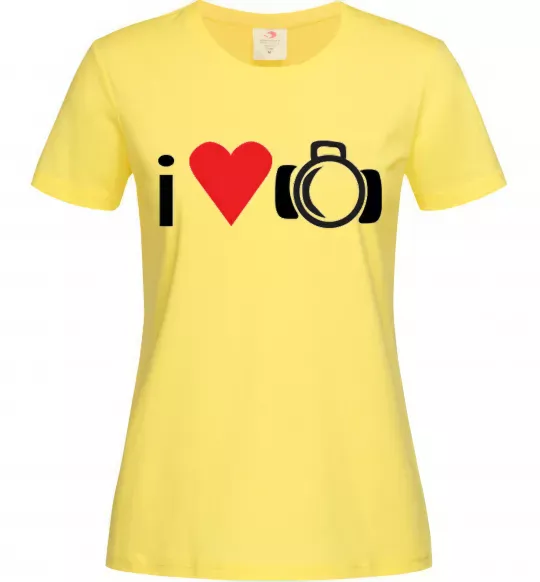 Женская футболка PHOTO Лимонный фото