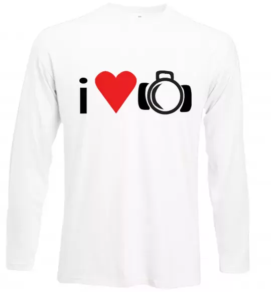 Лонгслів PHOTO Білий фото