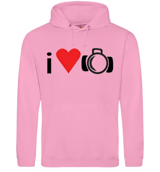 Мужская толстовка (худи) PHOTO Розовый фото