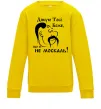 Детский Свитшот Дякую тобі Боже, що я не москаль Солнечно желтый фото