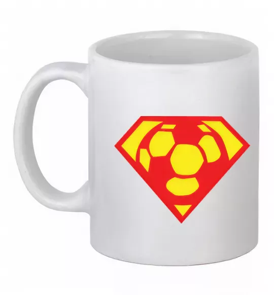 Чашка керамическая SUPER BALL! Белый фото