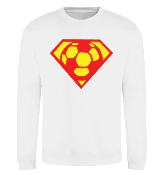 Світшот SUPER BALL! Білий фото
