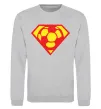 Світшот SUPER BALL! Сірий меланж фото