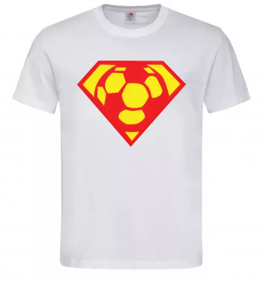 Мужская футболка SUPER BALL! Белый фото