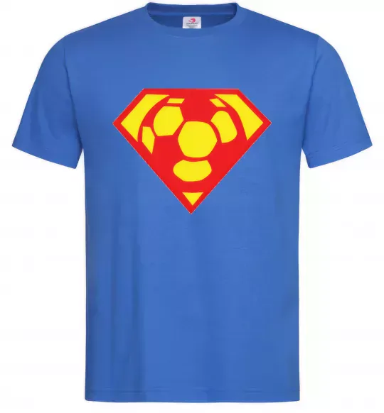 Мужская футболка SUPER BALL! Ярко-синий фото