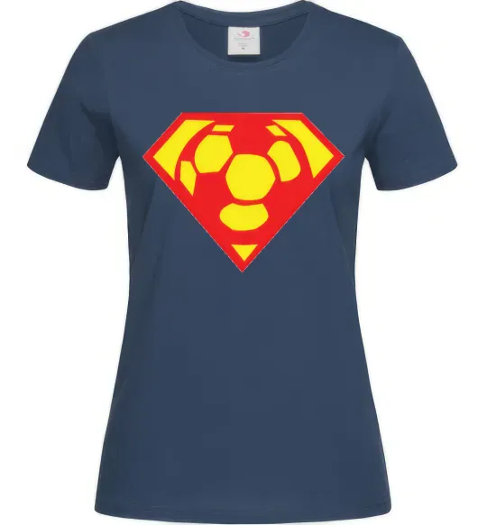 Женская футболка SUPER BALL! Темно-синий фото