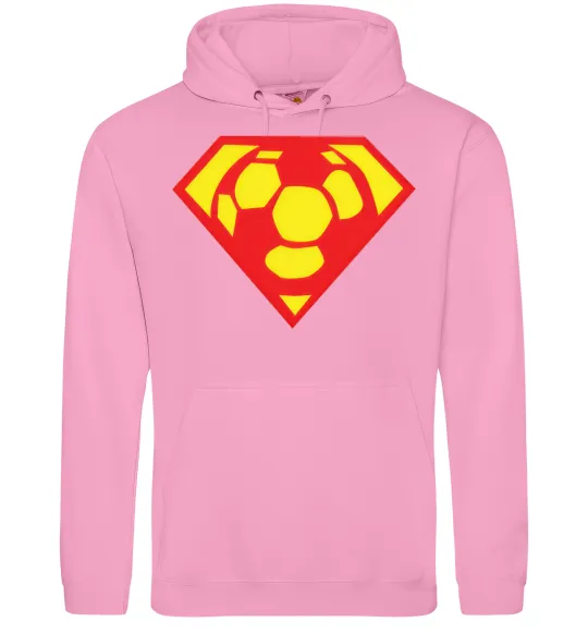 Мужская толстовка (худи) SUPER BALL! Розовый фото