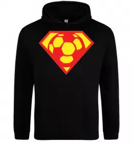 Мужская толстовка (худи) SUPER BALL! Черный фото