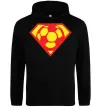 Мужская толстовка (худи) SUPER BALL! Черный фото