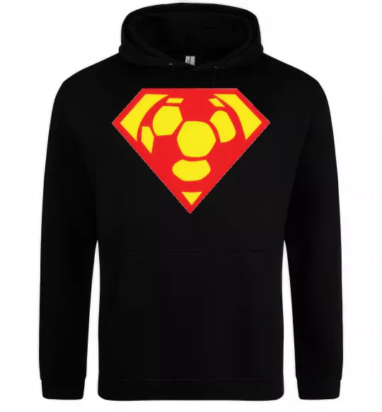 Женская толстовка (худи) SUPER BALL! Черный фото
