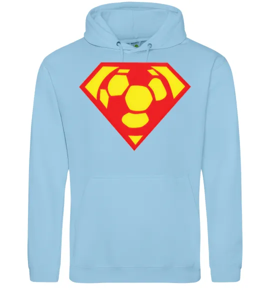 Жіноча толстовка (худі) SUPER BALL! Блакитний фото