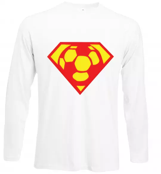 Лонгслив SUPER BALL! Белый фото