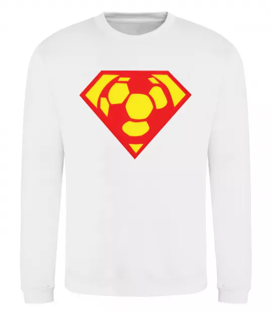 Свитшот SUPER BALL! Белый фото