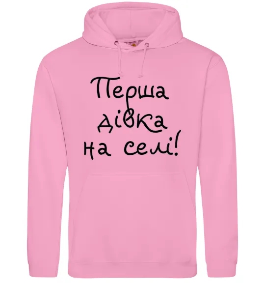 Жіноча толстовка (худі) Перша дівка на селі Рожевий фото
