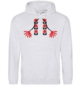 Женская толстовка (худи) Червона вишиванка