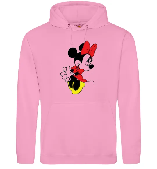Женская толстовка (худи) DANCING MINNIE Розовый фото