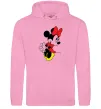 Женская толстовка (худи) DANCING MINNIE Розовый фото