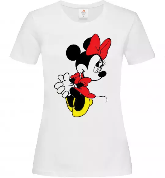 Жіноча футболка DANCING MINNIE Білий фото
