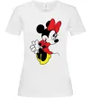 Жіноча футболка DANCING MINNIE Білий фото