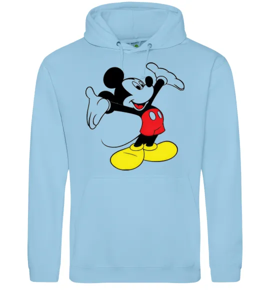 Чоловіча толстовка (худі) DANCING MICKEY Блакитний фото