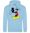 Чоловіча толстовка (худі) DANCING MICKEY Блакитний фото