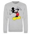 Світшот DANCING MICKEY Сірий меланж фото