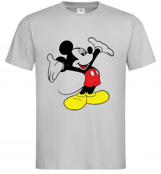 Чоловіча футболка DANCING MICKEY Сірий фото