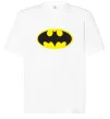 Футболка Оверсайз BATMAN лого Белый фото