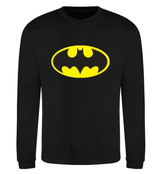 Свитшот BATMAN лого Черный фото