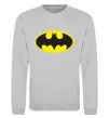 Свитшот BATMAN лого Серый меланж фото