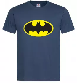 Мужская футболка BATMAN лого Темно-синий фото