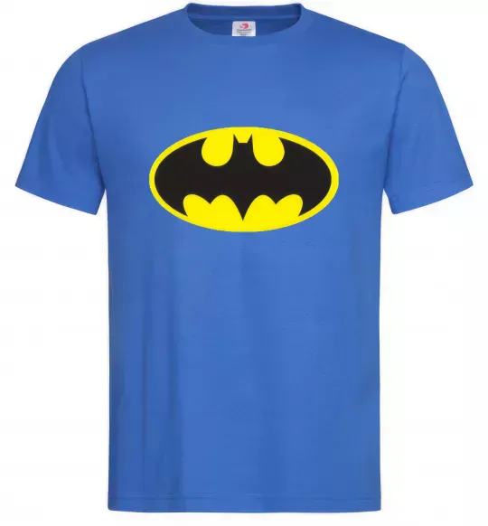 Чоловіча футболка BATMAN лого Яскраво-синій фото