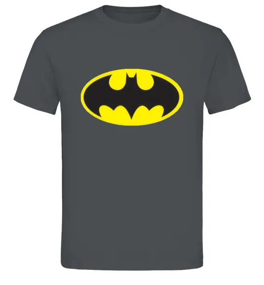 Чоловіча футболка BATMAN лого Графіт фото