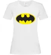 Женская футболка BATMAN лого Белый фото