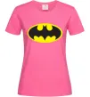 Женская футболка BATMAN лого Ярко-розовый фото