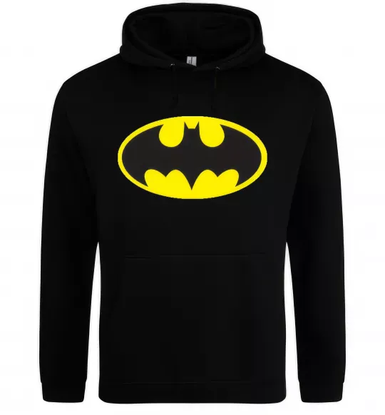 Мужская толстовка (худи) BATMAN лого Черный фото